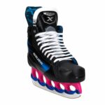 Bauer X T-Blade Schlittschuh Schwarz/Blau-Pink – US 8.5 / EU 42 – Bild 2
