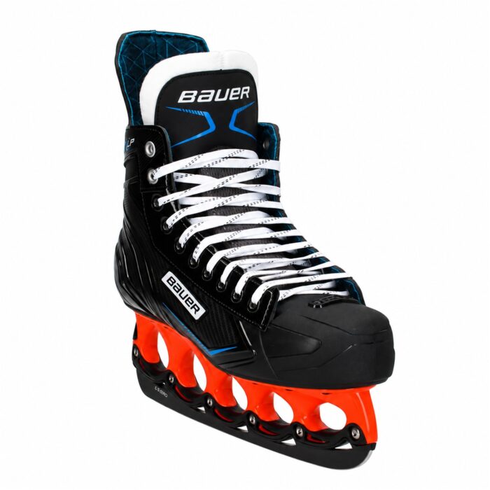 Bauer X-LP T-Blade Schlittschuh Orange/Schwarz – US 11.5 / EU 45.5 – Bild 2