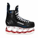 Bauer X-LP T-Blade Schlittschuh Chrom/Metallic-Rot – US 11.5 / EU 45.5