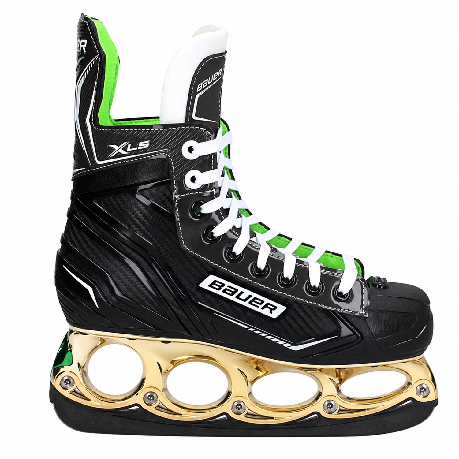 Bauer X-LS T-Blade Schlittschuh Gold/Gold – US 6 / EU 38.5 Bauer X-LS T-Blade Schlittschuh Gold/Gold – US 6 / EU 38.5 – Bild 1