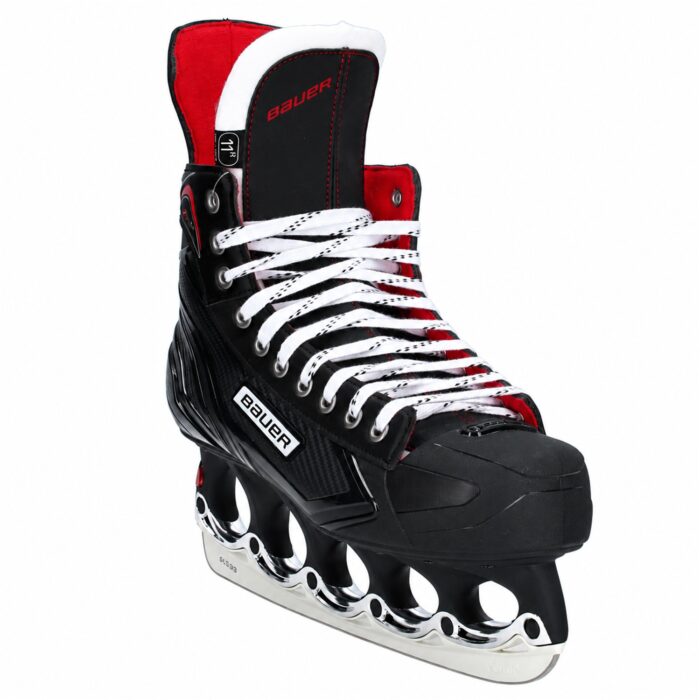 Bauer Vapor X250 T-Blade Schlittschuh Schwarz/Chrome – US 12.5 / EU 47 – Bild 2