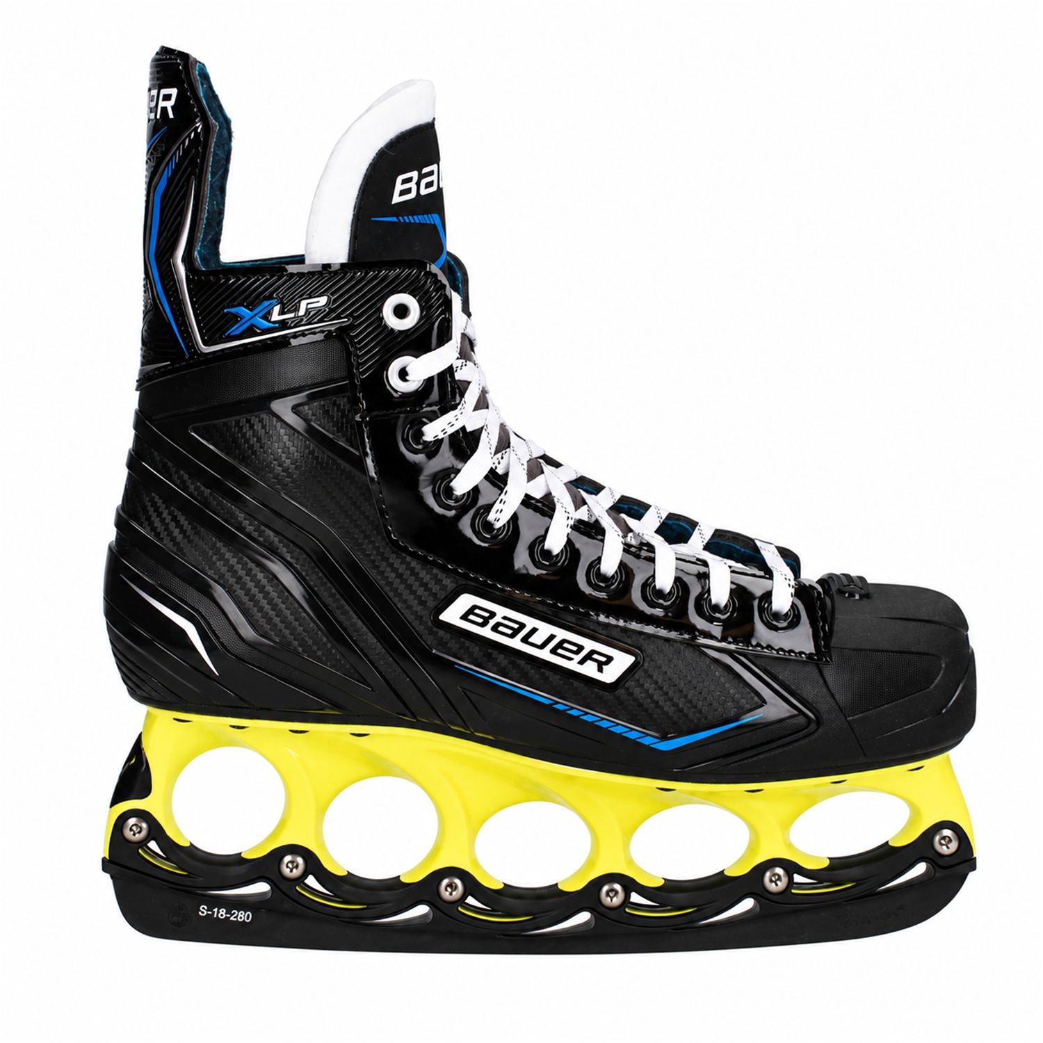 Bauer X-LP T-Blade Schlittschuh Neongelb/Schwarz – US 11.5 / EU 45.5 Bauer X-LP T-Blade Schlittschuh Neongelb/Schwarz – US 11.5 / EU 45.5 – Bild 1
